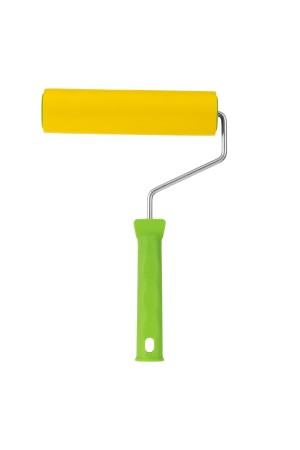 Валик прижимной резиновый с ручкой, 180 мм, D ручки 6 мм Сибртех