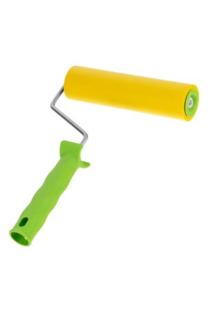 Валик прижимной резиновый с ручкой, 180 мм, D ручки 6 мм Сибртех