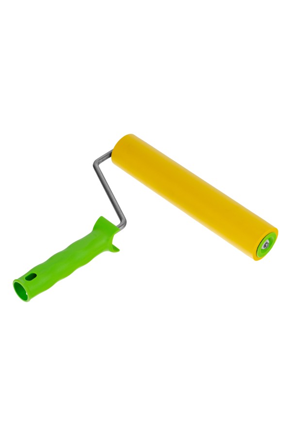 Валик прижимной резиновый с ручкой, 240 мм, D ручки 8 мм Сибртех