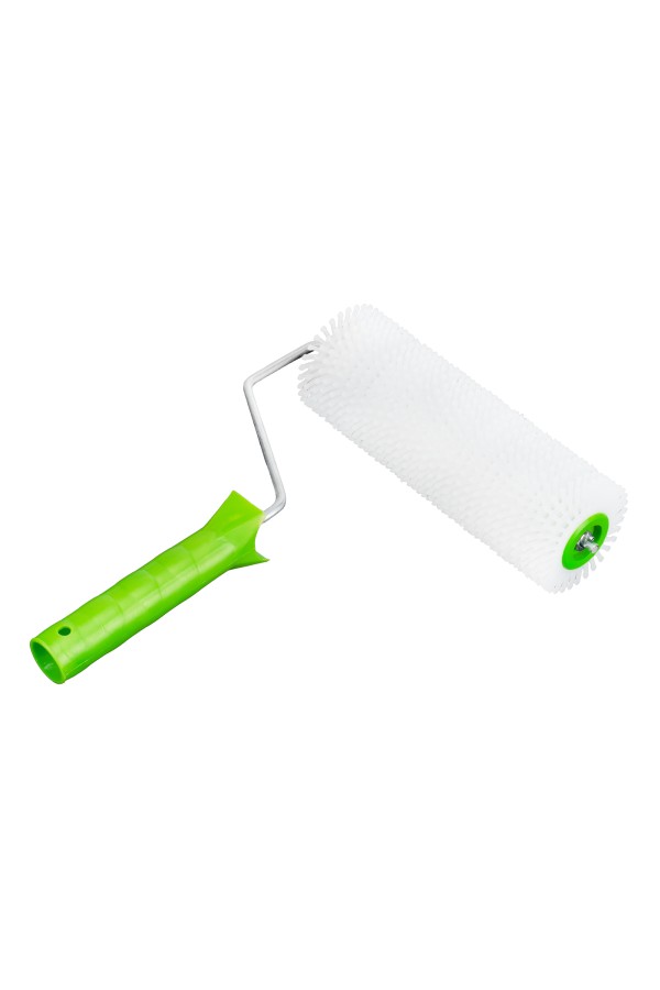 Валик игольчатый для наливных полов с ручкой, 200 мм Сибртех