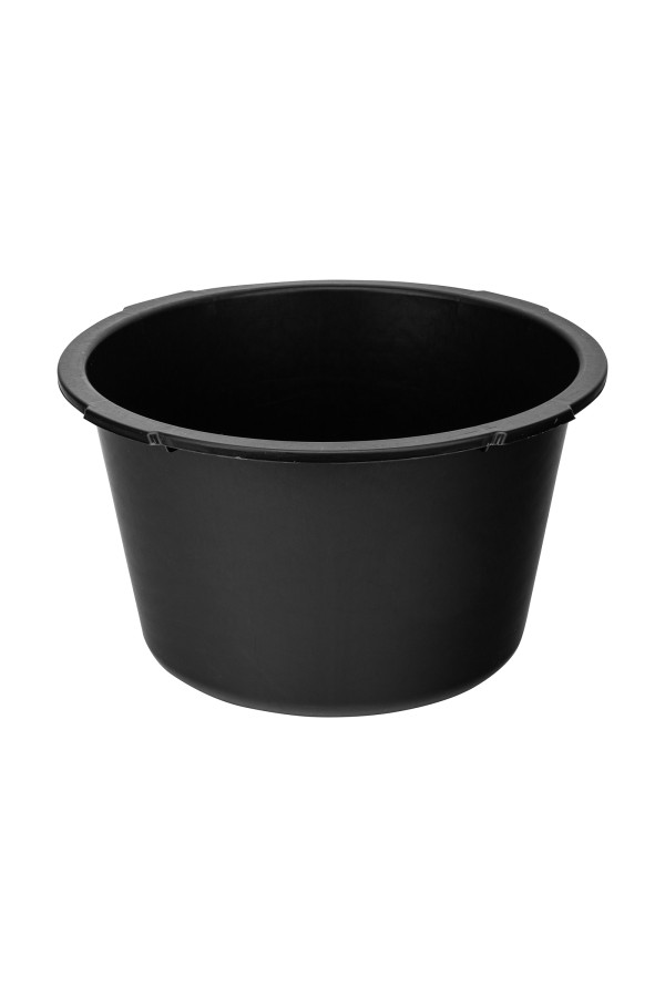 Таз круглый строительный, черный, 30 л, Сибртех