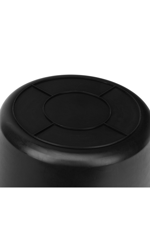 Таз круглый строительный, черный, 30 л, Сибртех