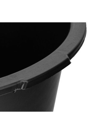 Таз круглый строительный, черный, 30 л, Россия Сибртех