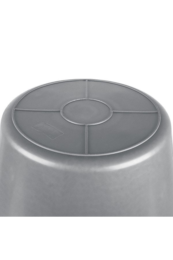 Ведро строительное пластмассовое 12 л, ударопрочное, обрезиненная ручка Matrix