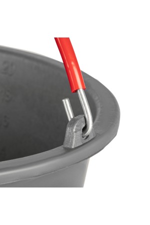 Ведро строительное пластмассовое 16 л, ударопрочное, обрезиненная ручка Matrix