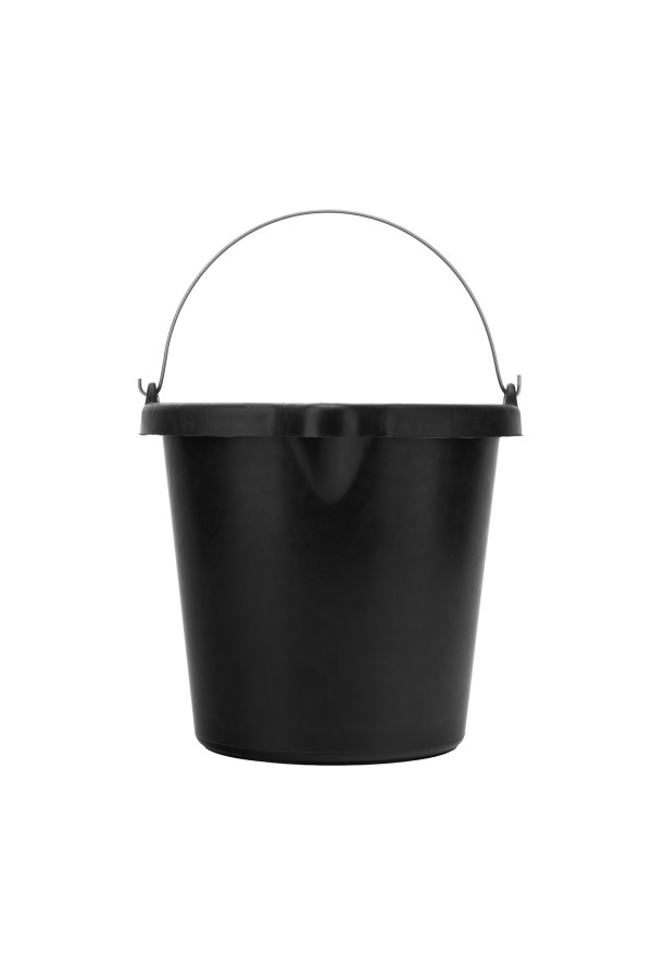 Ведро строительное пластмассовое, 12 л, высокопрочное с носиком Сибртех