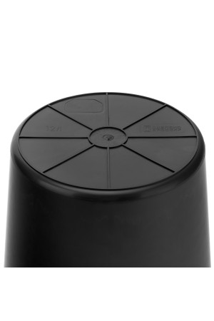 Ведро строительное пластмассовое, 12 л, высокопрочное с носиком Сибртех