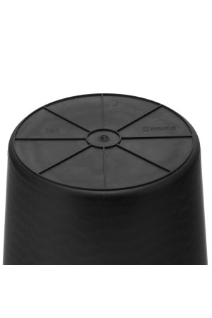 Ведро строительное пластмассовое, 16 л, высокопрочное с носиком Сибртех