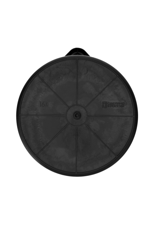 Ведро строительное пластмассовое, 16 л, высокопрочное с носиком Сибртех