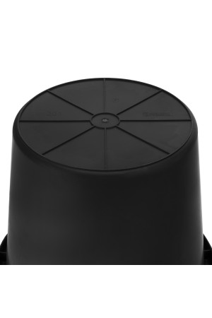 Ведро строительное пластмассовое, 20 л, высокопрочное с носиком Сибртех