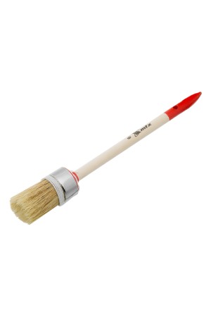 Кисть круглая, Профи №6 (30 мм), натуральная щетина, деревянная ручка MTX