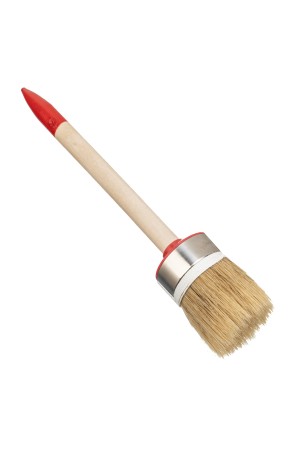 Кисть круглая, Профи №12 (45 мм), натуральная щетина, деревянная ручка MTX