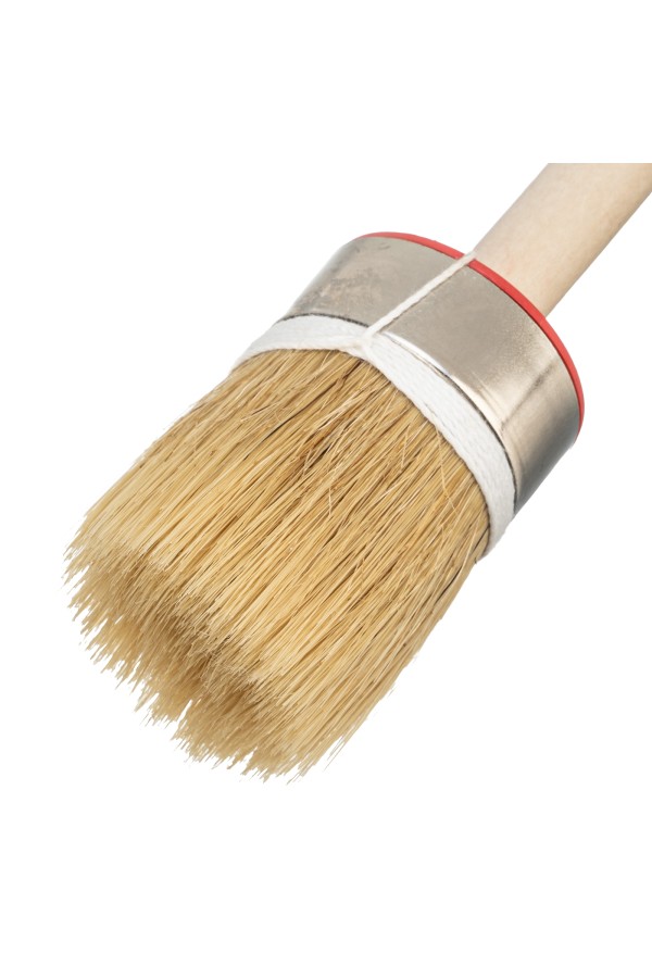 Кисть круглая, Профи №12 (45 мм) натуральная щетина, деревянная ручка MTX