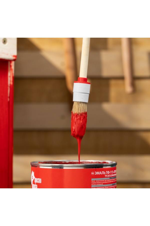 Кисть круглая № 2 (20 мм) натуральная щетина, деревянная ручка MTX