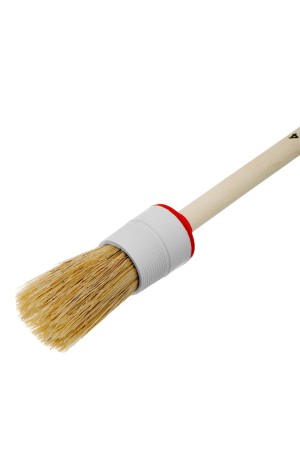 Кисть круглая № 4 (25 мм), натуральная щетина, деревянная ручка MTX