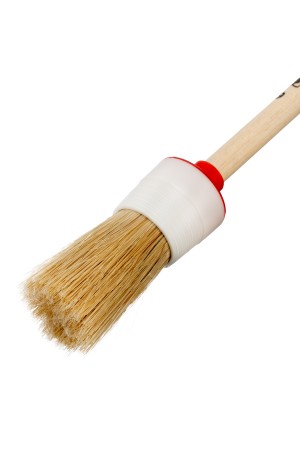 Кисть круглая № 6 (30 мм), натуральная щетина, деревянная ручка MTX