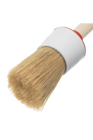 Кисть круглая № 8 (35 мм), натуральная щетина, деревянная ручка MTX