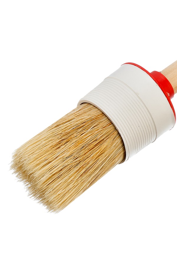 Кисть круглая №10 (40 мм) натуральная щетина, деревянная ручка MTX