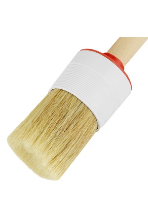 Кисть круглая №12 (45 мм), натуральная щетина, деревянная ручка MTX