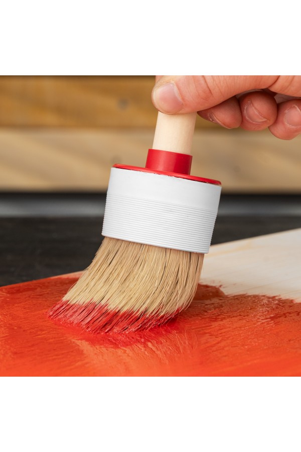 Кисть круглая №16 (55 мм) натуральная щетина, деревянная ручка MTX