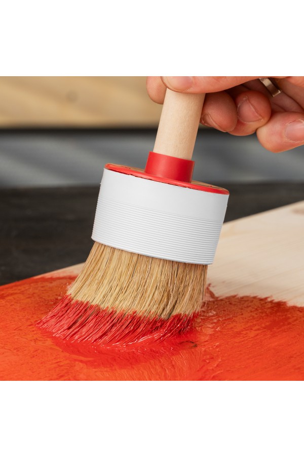 Кисть круглая №18 (60 мм) натуральная щетина, деревянная ручка MTX