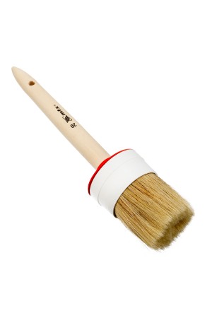 Кисть круглая №20 (65 мм), натуральная щетина, деревянная ручка MTX