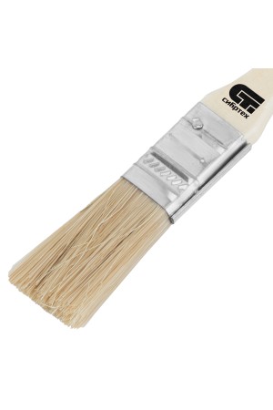 Кисть плоская 20 мм, натуральная щетина, деревянная ручка Сибртех
