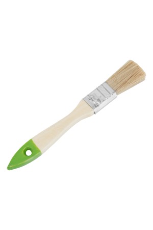 Кисть плоская 20 мм, натуральная щетина, деревянная ручка Сибртех