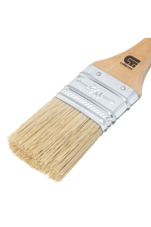 Кисть плоская 36 мм, натуральная щетина, деревянная ручка Сибртех