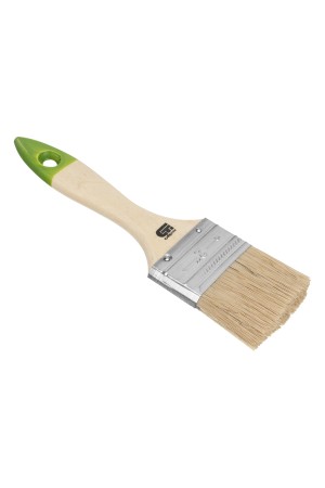 Кисть плоская 50 мм, натуральная щетина, деревянная ручка Сибртех