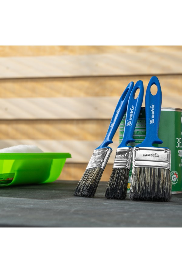 Набор кистей «Водные краски» 25 мм, 35 мм, 50 мм Color Line Matrix