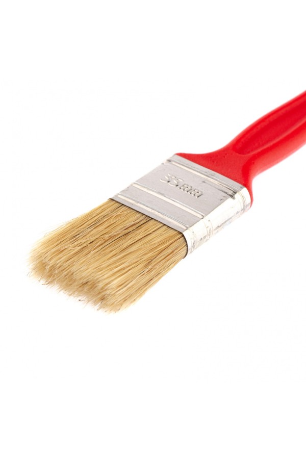 Кисть флейцевая удлиненная, 35 x 10, натуральная щетина, пластиковая ручка Matrix