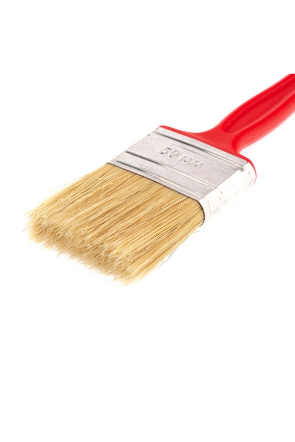 Кисть флейцевая удлиненная, 50 x 12, натуральная щетина, пластиковая ручка Matrix