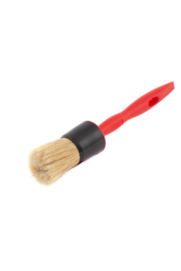 Кисть круглая №30, натуральная щетина, пластиковая ручка, Color line Matrix