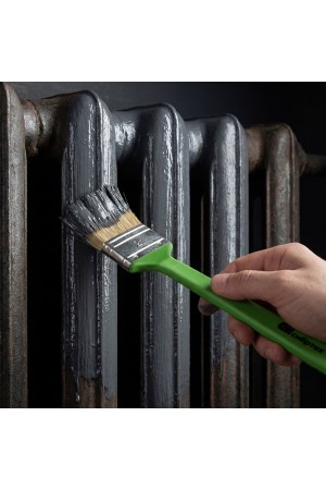Кисть радиаторная 50 мм, натуральная щетина, пластиковая ручка Сибртех