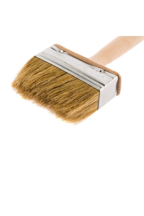 Кисть-ракля, 30 х 90 мм, натуральная щетина, деревянный корпус, деревянная ручка