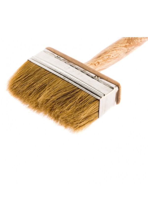 Кисть-ракля, 30 х 110 мм, натуральная щетина, деревянный корпус, деревянная ручка