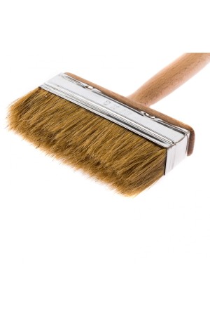 Кисть-ракля, 30 х 130 мм, натуральная щетина, деревянный корпус, деревянная ручка Россия