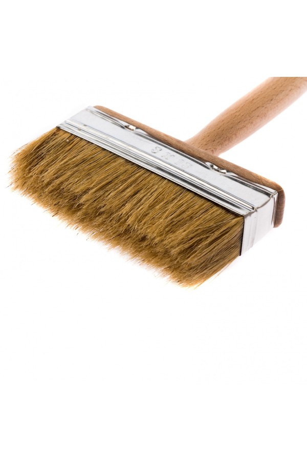 Кисть-ракля, 30 х 130 мм, натуральная щетина, деревянный корпус, деревянная ручка