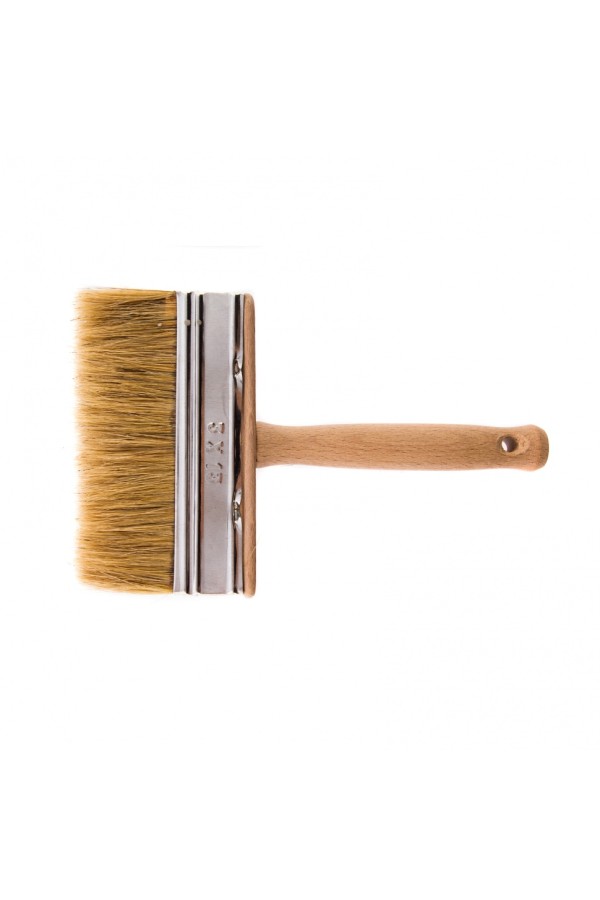 Кисть-ракля, 30 х 130 мм, натуральная щетина, деревянный корпус, деревянная ручка