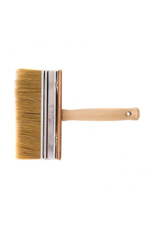 Кисть-ракля, 40 х 150 мм, натуральная щетина, деревянный корпус, деревянная ручка