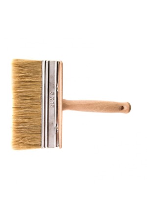 Кисть-ракля, 50 х 150 мм, натуральная щетина, деревянный корпус, деревянная ручка Россия
