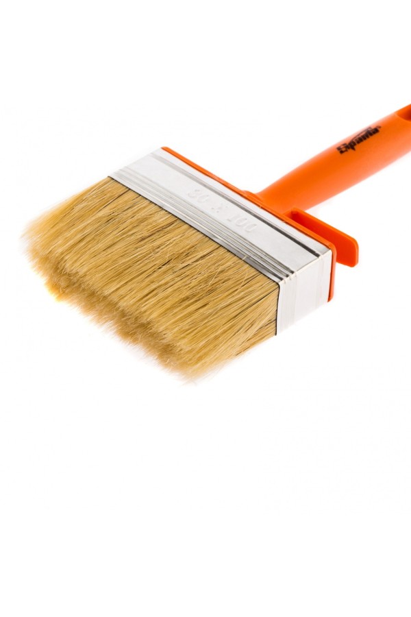 Кисть-ракля, 30 х 100 мм, натуральная щетина, пластмассовый корпус, пластмассовая ручка Sparta