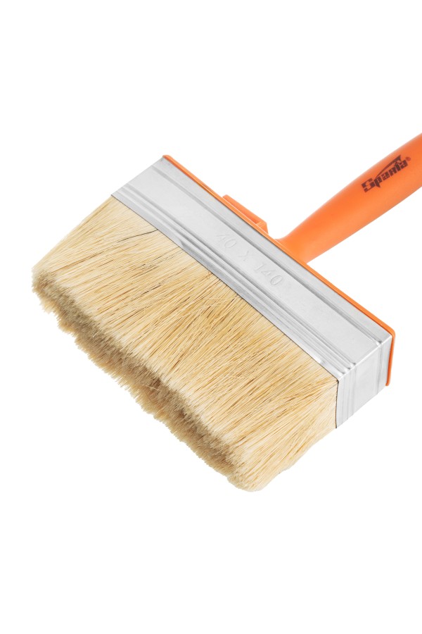 Кисть-ракля, 40 х 140 мм, натуральная щетина, пластмассовый корпус, пластмассовая ручка Sparta