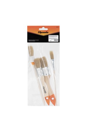 Набор кистей, 4 шт, плоские 3/4