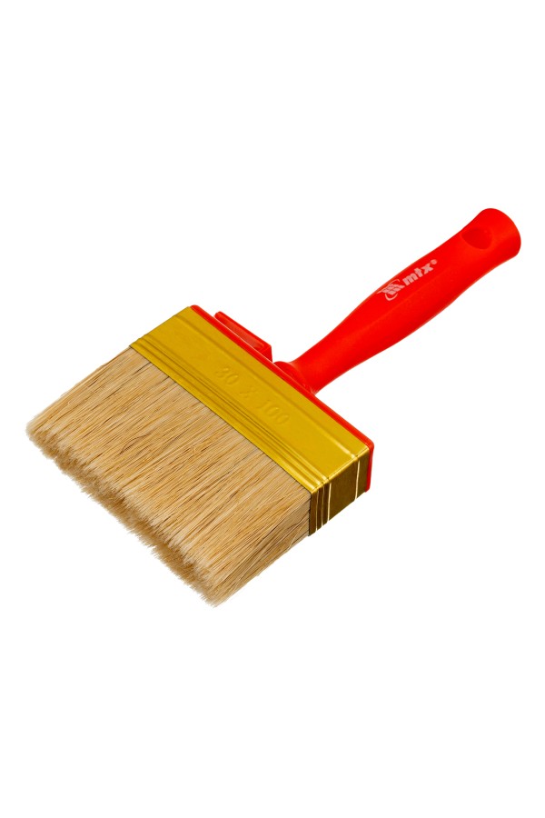 Кисть-ракля, 30 х 100 мм, натуральная щетина, пластмассовый корпус, пластмассовая ручка MTX