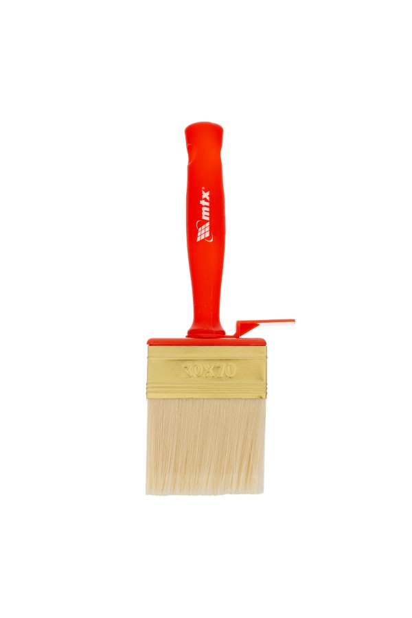 Кисть-ракля, 30 х 70 мм, искусственная щетина, пластмассовый корпус, пластмассовая ручка MTX