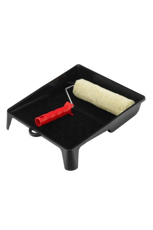 Набор, валик для фасадных работ синтетический, 250 мм, ворс 18 мм, D 36 мм, РАС, кювета 330 х 350 мм Россия Matrix