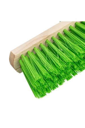 Щетка деревянная для подметания пола, 280 мм, 5 рядов, прямая тулейка с резьбой, без черенка Сибртех