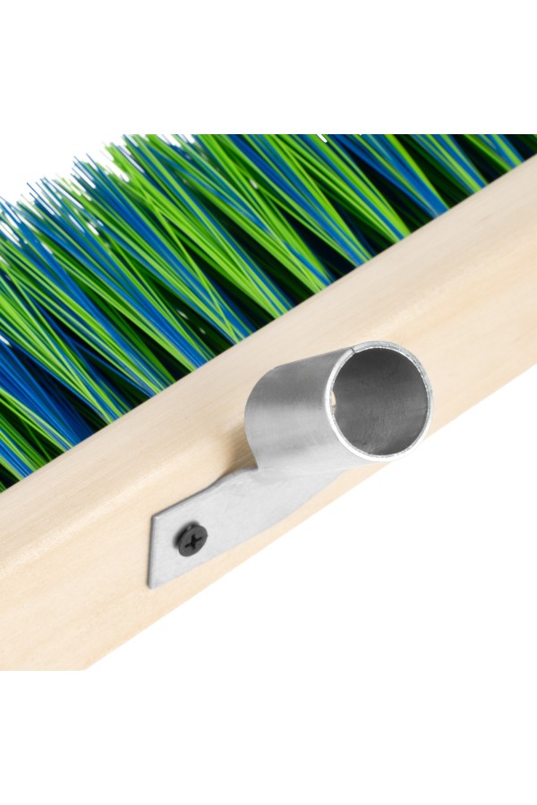 Щетка профессиональная для пола 400 мм, шестирядная, длинная щетина, железная тулейка , без черенка Сибртех